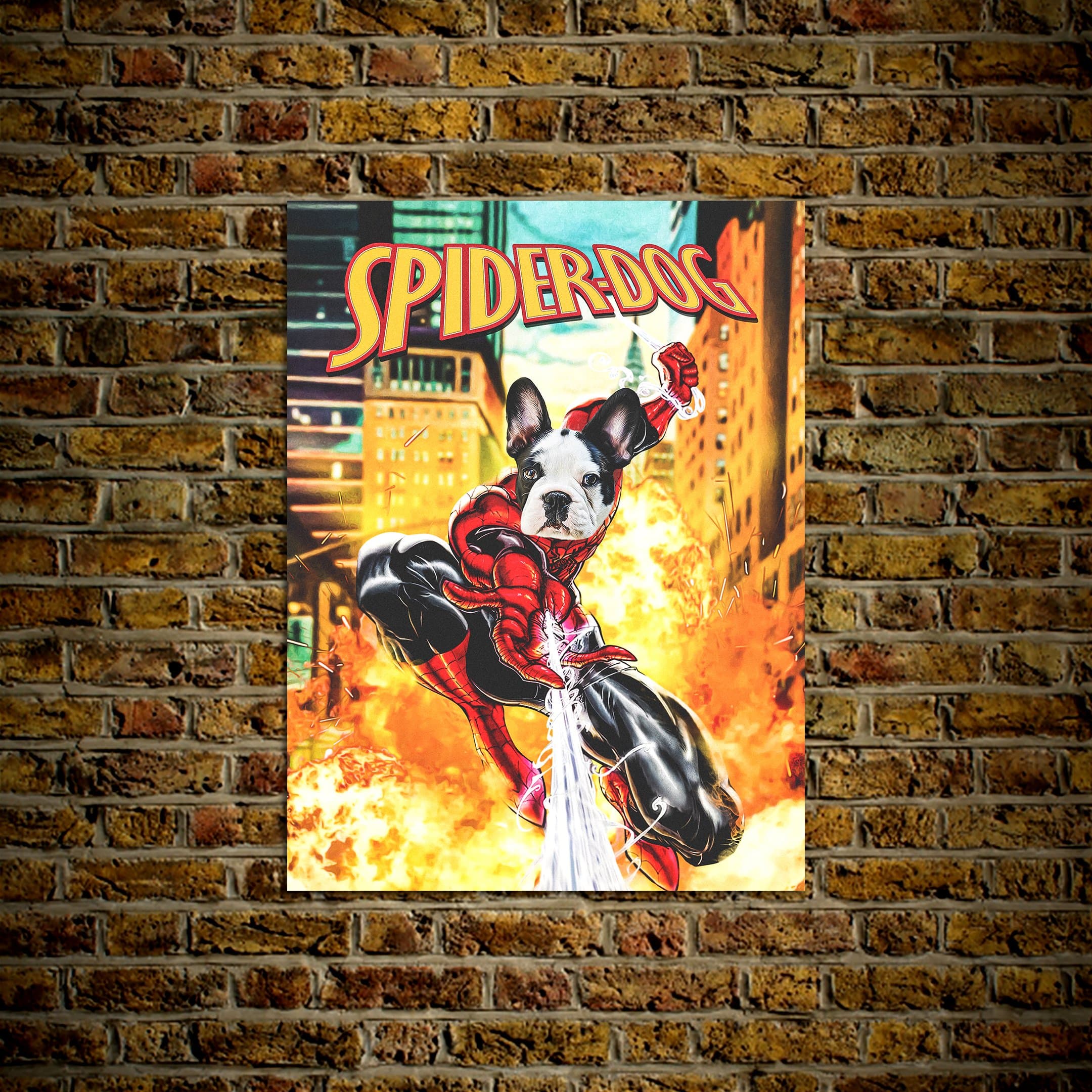 Póster de mascota personalizada &#39;SpiderPaw&#39;