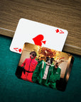 'Squid Paws' Personalized 4 Pet Playing Cards