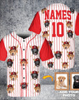 St Louis Cardipaws Custom Baseball Jersey