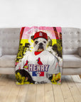 'St. Louis Cardipaws' Personalized Pet Blanket