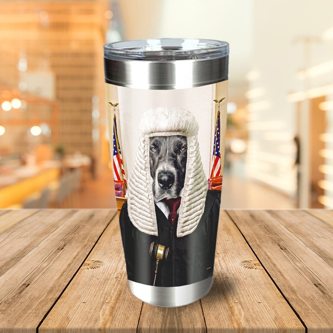&#39;The Judge&#39; Personalized Tumbler