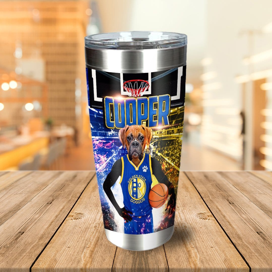 &#39;Golden State Doggos&#39; Personalized Tumbler