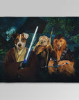 'Star Woofers 2' Personalized 3 Pet Blanket