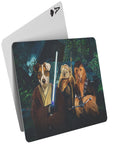 'Star Woofers 2' Personalized 3 Pet Playing Cards
