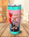 Step Doggo And Human Valentines Personalized Tumbler