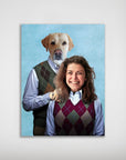 'Step Doggo & Human (Female)' Personalized Poster