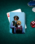 'Step Doggo and Doggette' Personalized Pet Playing Cards