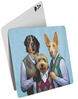 'Step Doggette' Personalized 3 Pet Playing Cards