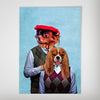 Load image into Gallery viewer, Step Doggo &amp; Doggette: Personalized 2 Pet Poster