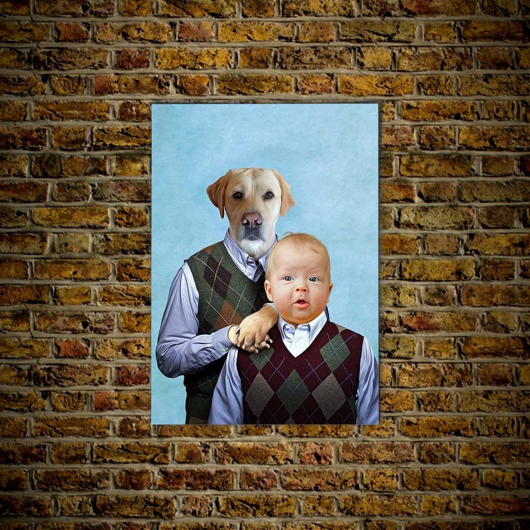 &#39;Step Doggo &amp; Human&#39; Personalized Poster