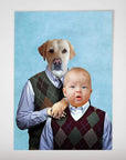 'Step Doggo & Human' Personalized Poster