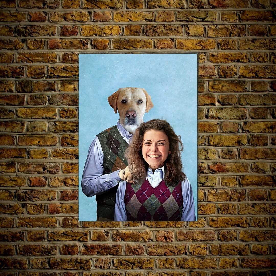 &#39;Step Doggo &amp; Human (Female)&#39; Personalized Poster