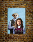 'Step Doggo & Human (Female)' Personalized Poster