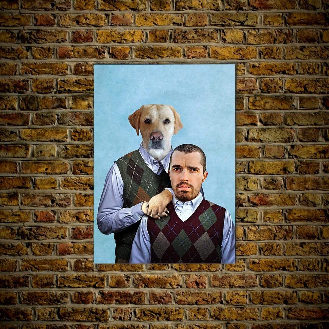 &#39;Step Doggo &amp; Human&#39; Personalized Poster