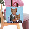 'Step Kitties' Personalized 2 Pet Tote Bag