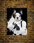 'Storm Woofer' Personalized Pet Poster