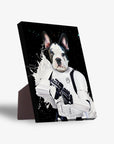 'Storm Woofer' Personalized Pet Standing Canvas