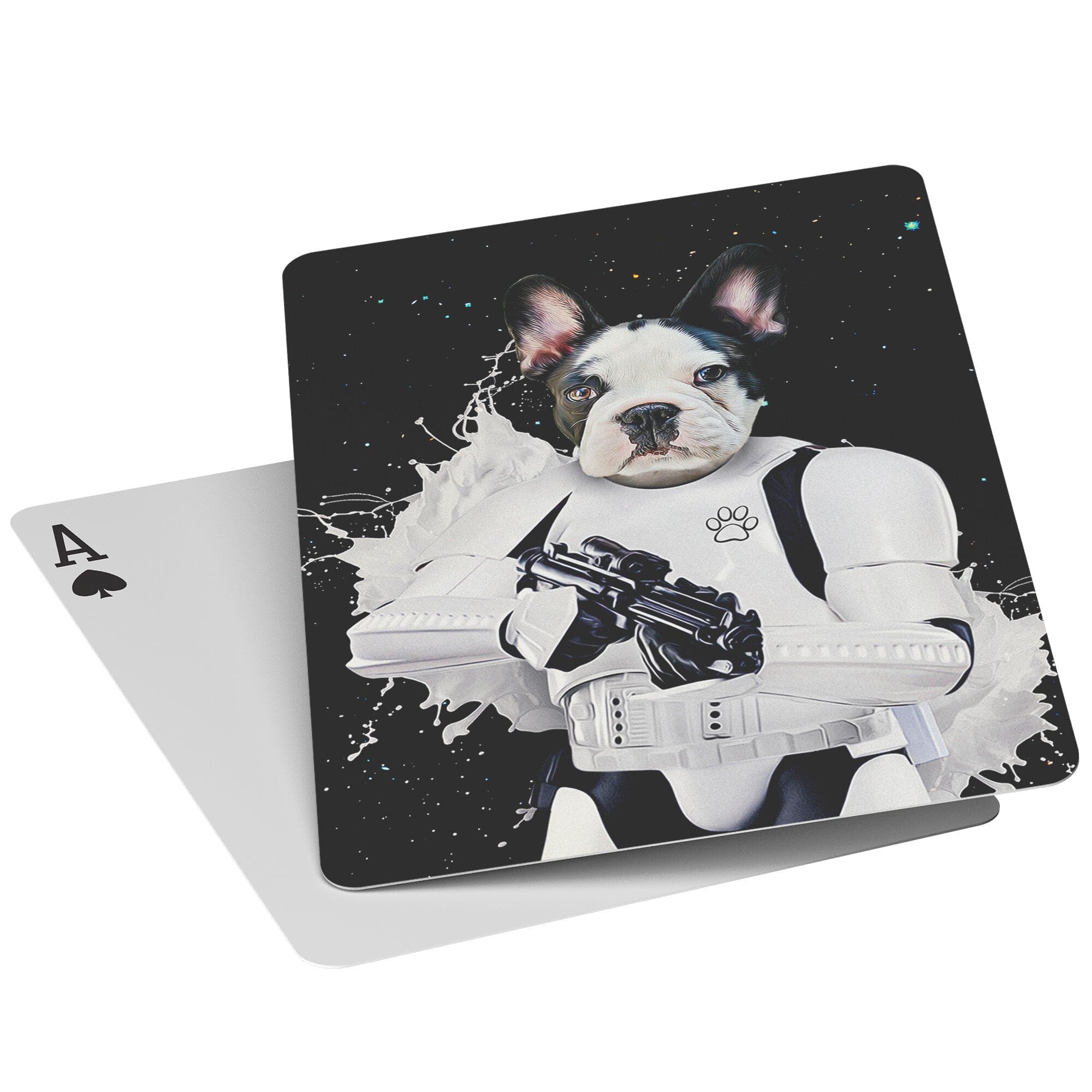 &#39;Storm Woofer&#39; Personalized Pet Playing Cards