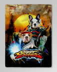 'Street Doggos 2' Personalized 2 Pet Blanket