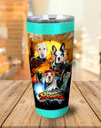 Vaso personalizado para 3 mascotas 'Street Doggos'