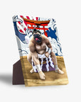 'The Sumo Wrestler' Personalized Pet Standing Canvas