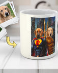 'Superdog & Aquadog' Personalized 2 Pet Mug