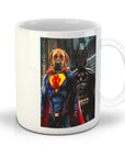 'Superdog & Batdog' Personalized 2 Pet Mug