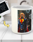 'Superdog & Batdog' Personalized 2 Pet Mug