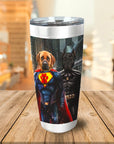 'Superdog & Batdog' Personalized 2 Pet Tumbler