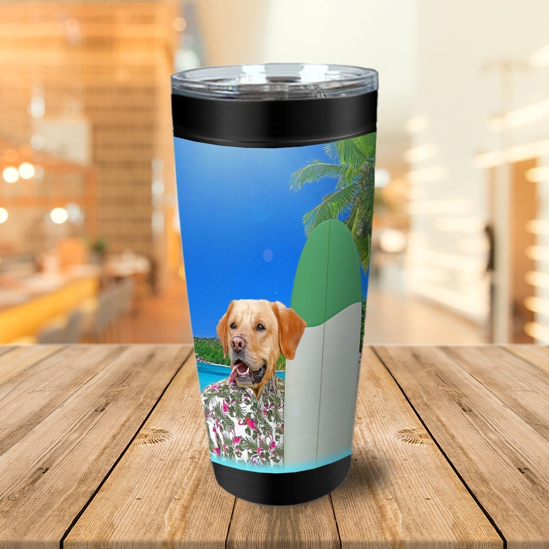 &#39;The Surfer&#39; Personalized Tumbler