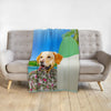 Load image into Gallery viewer, &#39;The Surfer&#39; Personalized Pet Blanket