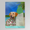 Load image into Gallery viewer, &#39;The Surfer&#39; Personalized Pet Blanket