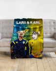 'Sweden Doggos Euro Football' Personalized 2 Pet Blanket