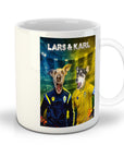 'Sweden Doggos Euro Football' Personalized 2 Pet Mug