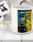 'Sweden Doggos Euro Football' Personalized 2 Pet Mug