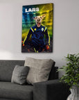 'Sweden Doggos Soccer' Personalized Pet Canvas