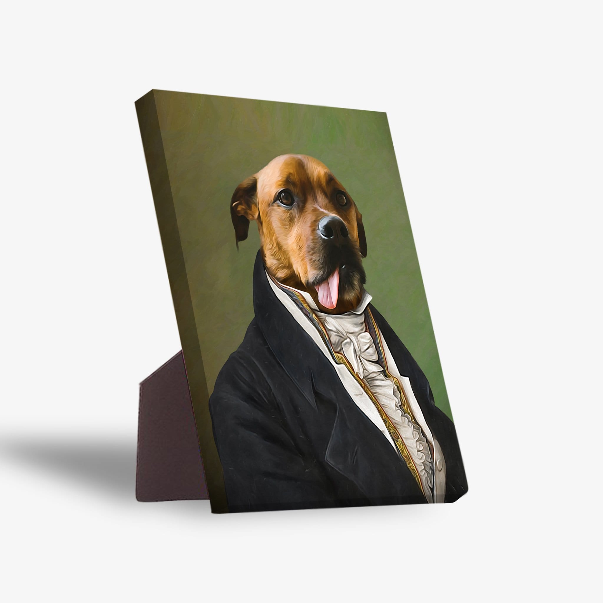 'The Ambassador' Personalized Pet Standing Canvas