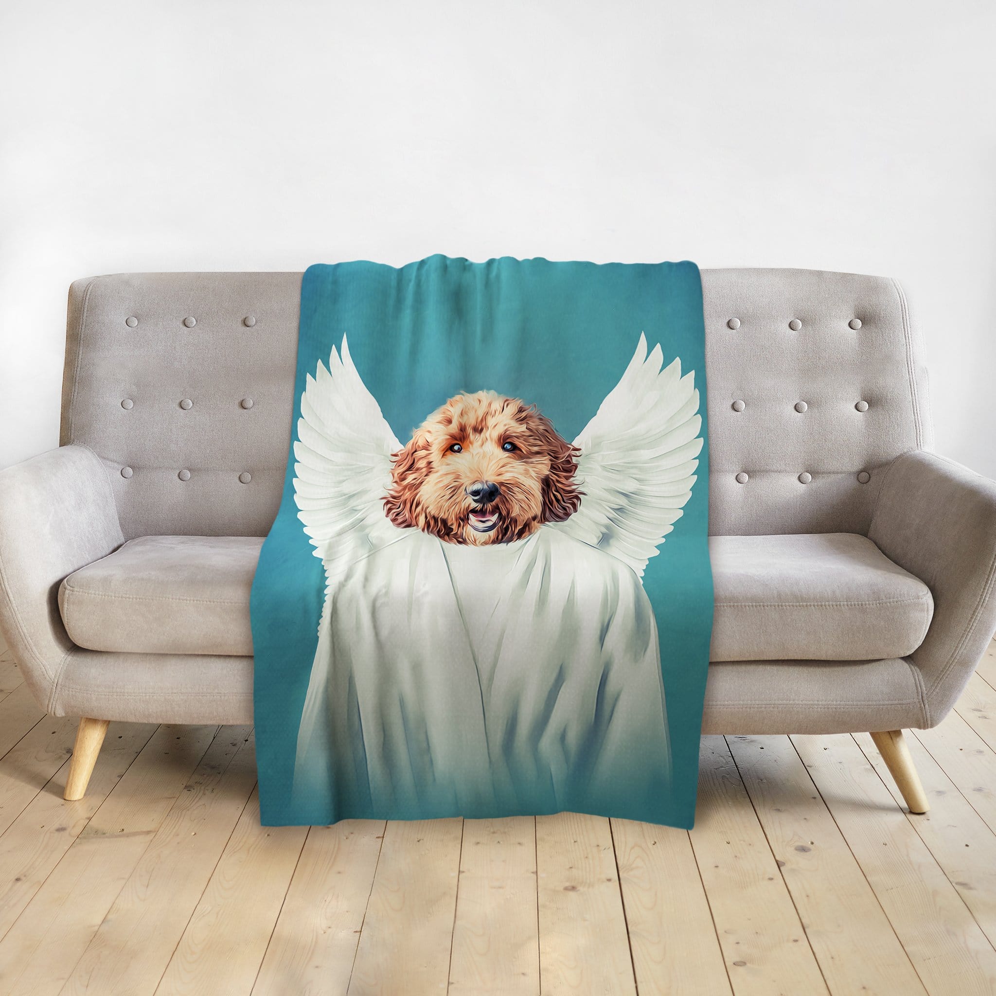 &#39;The Angel&#39; Personalized Pet Blanket