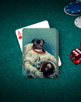 'The Astronaut' Personalized Pet Playing Cards