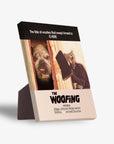 'The Woofing' Personalized 2 Pet Standing Canvas