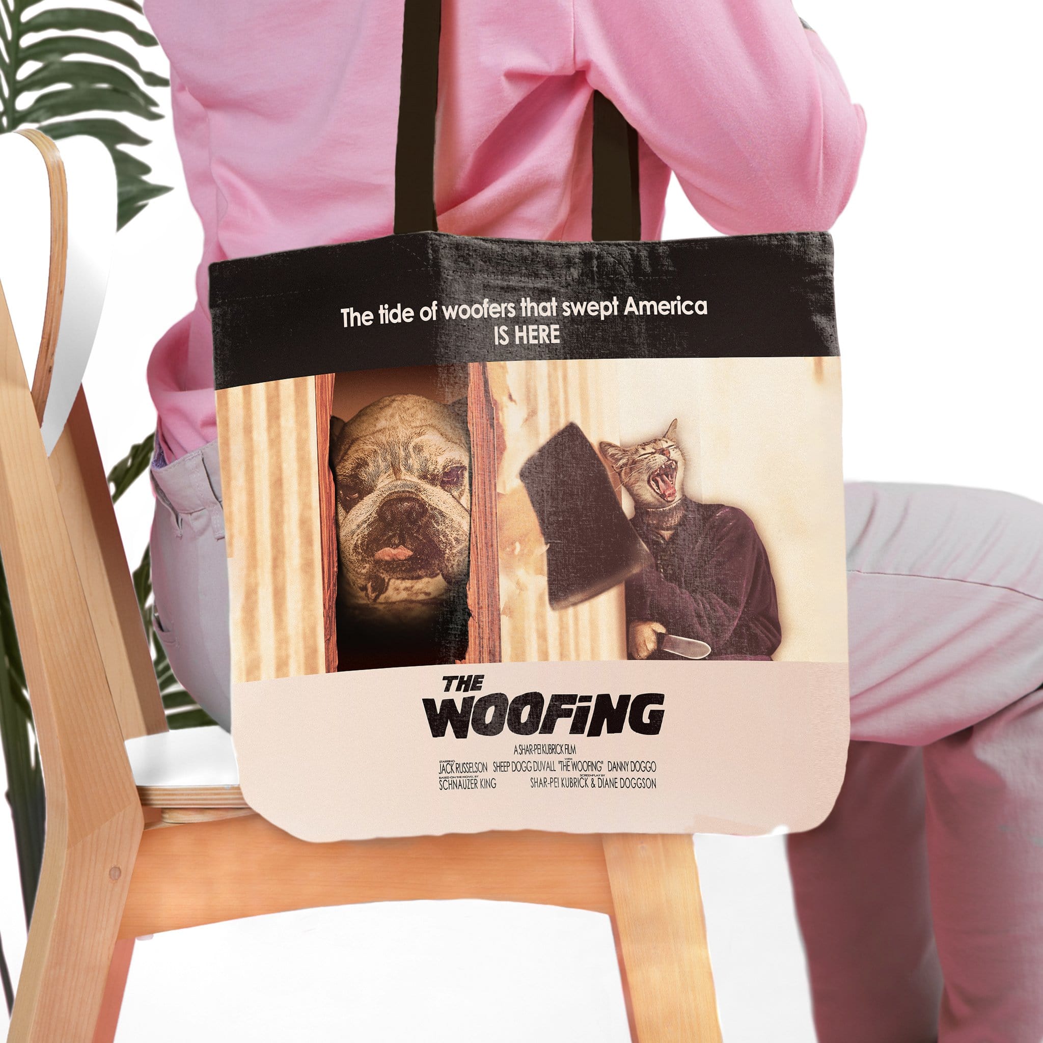 'The Woofing' Personalized 2 Tote Bag
