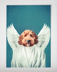 El ángel: cartel de perro personalizado