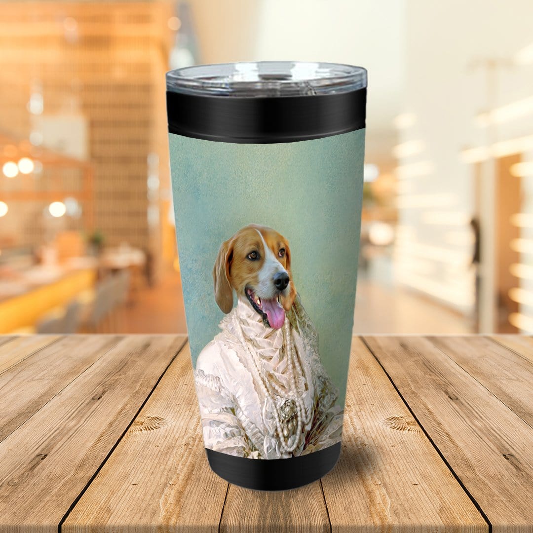 The Pearled Dame Personalized Tumbler