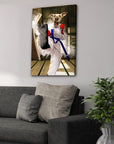 'Taekwondogg' Personalized Pet Canvas
