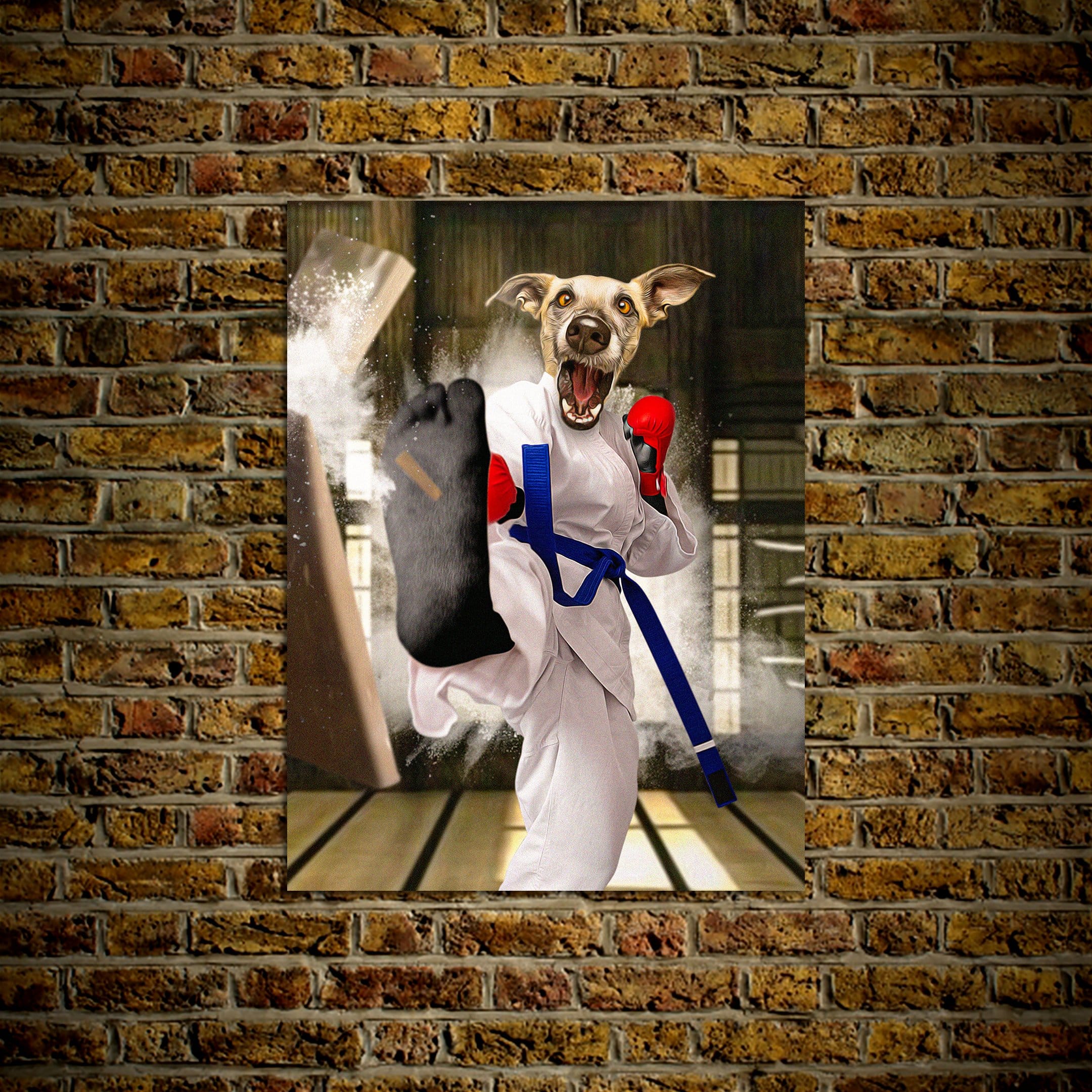 Póster Mascota personalizada &#39;Taekwondogg&#39;