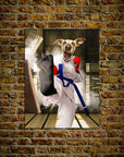 'Taekwondogg' Personalized Pet Poster