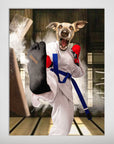 Póster Mascota personalizada 'Taekwondogg'