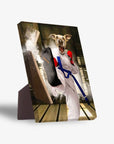 'Taekwondogg' Personalized Pet Standing Canvas