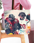 'Tampa Bay Doggos' Personalized 2 Pet Tote Bag