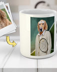 Taza personalizada para mascota 'Jugador de tenis'